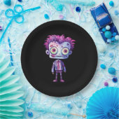 Grappig Frankenstein Monster Halloween Fun Papieren Bordje (Feest)