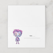 Grappig Frankenstein Monster Halloween Fun Plaatskaartje (Buitenkant ongevouwen)