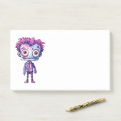 Grappig Frankenstein Monster Halloween Fun Post-it® Notes (Op bureau)