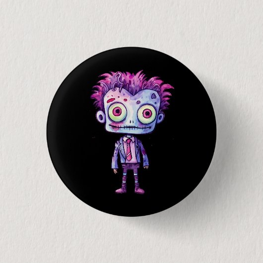 Grappig Frankenstein Monster Halloween Fun Ronde Button 3,2 Cm (Voorkant)