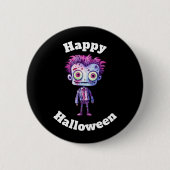Grappig Frankenstein Monster Halloween Fun Ronde Button 5,7 Cm (Voorkant)