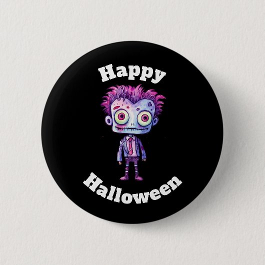 Grappig Frankenstein Monster Halloween Fun Ronde Button 5,7 Cm (Voorkant)
