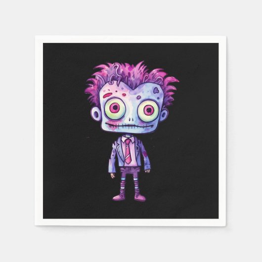 Grappig Frankenstein Monster Halloween Fun Servet (Voorkant)