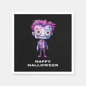 Grappig Frankenstein Monster Halloween Fun Servet (Voorkant)