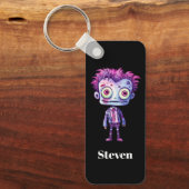 Grappig Frankenstein Monster Halloween Fun Sleutelhanger (Voorkant)