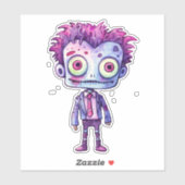 Grappig Frankenstein Monster Halloween Fun Sticker (Vel)