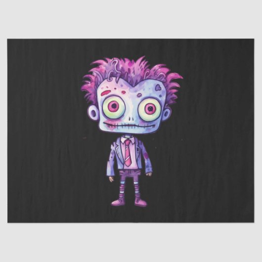 Grappig Frankenstein Monster Halloween Fun Tissuepapier (Voorkant)