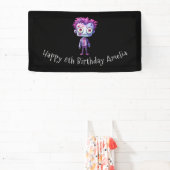 Grappig Frankenstein Monster Halloween Fun Verjaar Spandoek (Insitu)