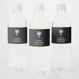 Grappig Frankenstein Monster Halloween Fun Verjaar Waterfles Etiket