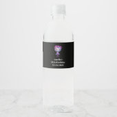Grappig Frankenstein Monster Halloween Fun Verjaar Waterfles Etiket (Voorkant)