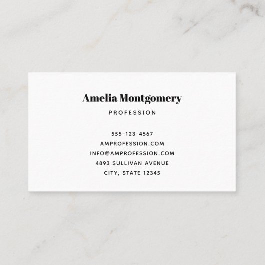 Grappig Frankenstein Monster Halloween Fun Visitekaartje (Achterkant)