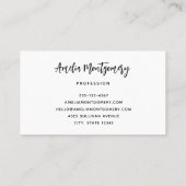 Grappig Frankenstein Monster Halloween Fun Visitekaartje (Achterkant)