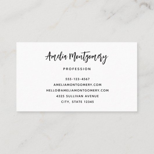 Grappig Frankenstein Monster Halloween Fun Visitekaartje (Achterkant)