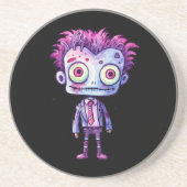 Grappig Frankenstein Monster Halloween Fun Zandsteen Onderzetter (Voorkant)