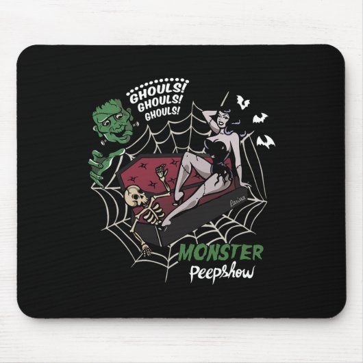 Grappig Frankenstein Monster Lovers Monster Bunnie Muismat (Voorkant)