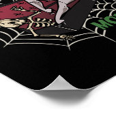 Grappig Frankenstein Monster Lovers Monster Bunnie Poster (Hoek)