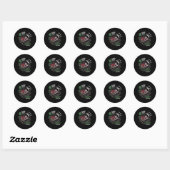Grappig Frankenstein Monster Lovers Monster Bunnie Ronde Sticker (Vel)