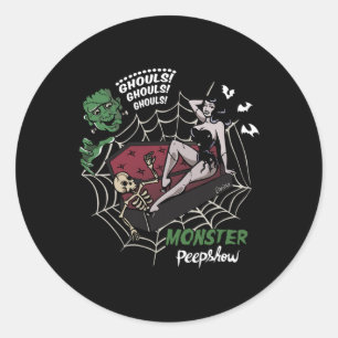 Grappig Frankenstein Monster Lovers Monster Bunnie Ronde Sticker