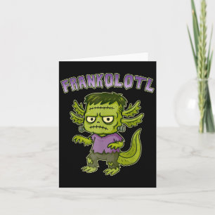 Grappig Frankolotl Axolotl Halloween Kostuum Jonge Kaart