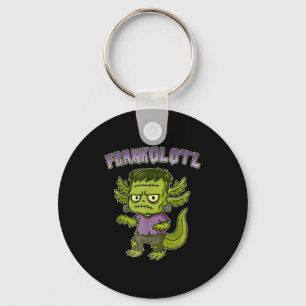 Grappig Frankolotl Axolotl Halloween Kostuum Jonge Sleutelhanger