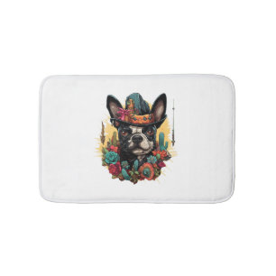 Grappig Frans Bulldog Art Classic T-shirt Badmat