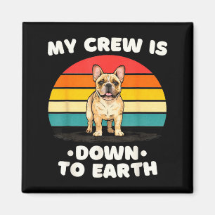 Grappig Frans Bulldog-ontwerp voor mannen, vrouwen Magneet