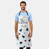 Grappig Frans Bulldog patroon gepersonaliseerd Schort (Gedragen)