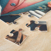 Grappig Frans Bulldog schilderij Legpuzzel (Zijkant)