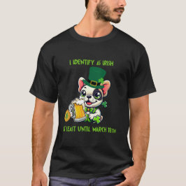 Grappig Frans Bulldog St. Patrick's Day T-shirt