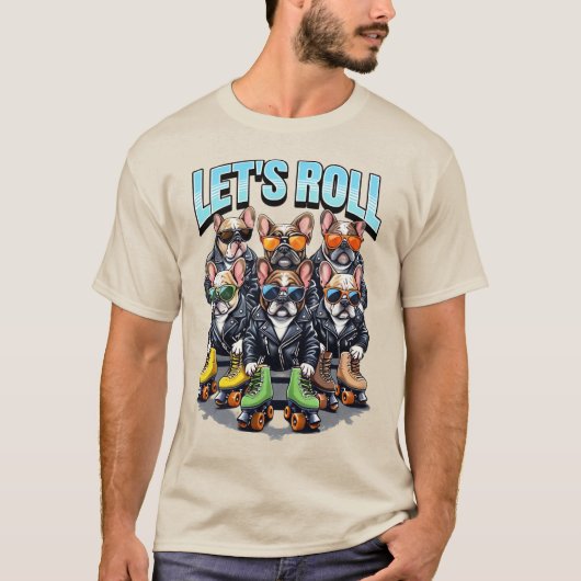 Grappig Frans Bulldog T-shirt (Voorkant)
