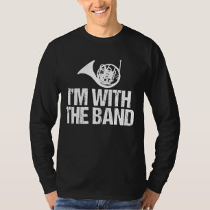 Grappig Frans paard ik ben met de band T-shirt