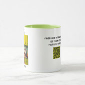 Grappig Frazzled Old Lady Cartoon Pannenkoek-Maken Mok (Midden)