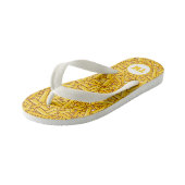 Grappig Fries patroon gepersonaliseerd Kinder Teenslippers (Schuin)