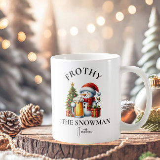 Grappig Frosty de Sneeuwman Gepersonaliseerd Koffiemok