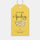 Grappig Fruit Pun Apeeling Banaan Valentijn Gift L Cadeaulabel (Voorkant)