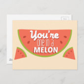 Grappig fruit pun dat je één op een miljoen bent ( briefkaart (Voorkant / Achterkant)