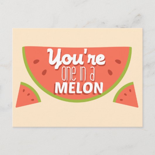 Grappig fruit pun dat je één op een miljoen bent ( briefkaart (Voorkant)