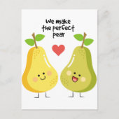 Grappig fruit pun maken we de perfecte peren briefkaart (Voorkant)