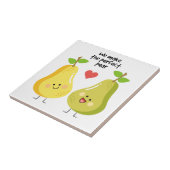 Grappig fruit pun maken we de perfecte peren tegeltje (Zijkant)