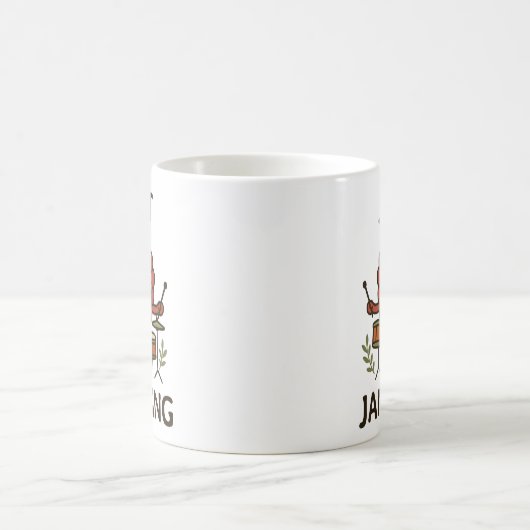 Grappig Fruit - Raspberry gewoon jammen Koffiemok (Center)