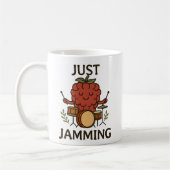 Grappig Fruit - Raspberry gewoon jammen Koffiemok (Links)