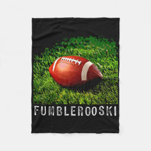 Grappig Fumblerooski Football is Life Athlete Spor Fleece Deken