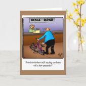 Grappig "Fun & Laughs" Blank Wenskaart Kaart (Gele Bloem)