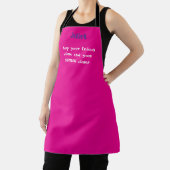 Grappig Fuschia Houd je vrienden dichtbij Schort (Insitu)