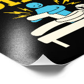 Grappig fysieke therapie, maar ben je gestorven? foto afdruk (Hoek)