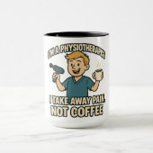 Grappig Fysiotherapeut Koffie Lover Design Mok (Midden)