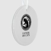 Grappig game of thrones voor kattenliefhebbers vad ornament (voorkant)