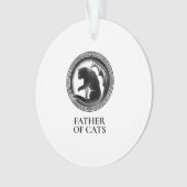 Grappig game of thrones voor kattenliefhebbers vad ornament (voorkant)