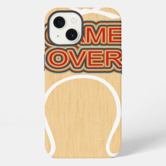 Grappig Game Over iPhone Hoesje (Achterkant)