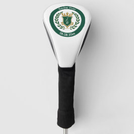 Grappig "Game Over" Trouw Monogram Wapenschild Kla Golfheadcover